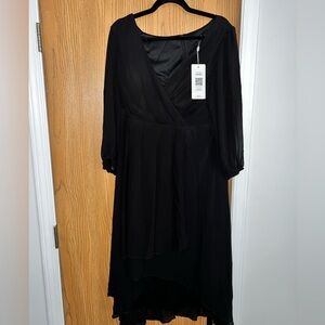 Ever Pretty Black High Low Dress